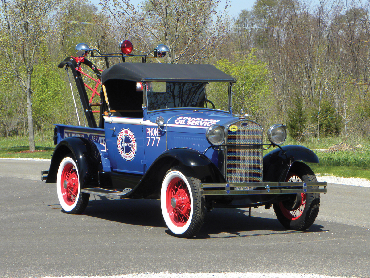 1930 Ford Model A 'Wrecker' Convertible Tow Truck offered at RM Auctions’ Auburn Spring live auction 2019